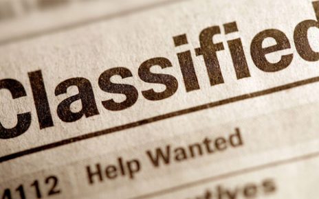 vacancy ad in a website